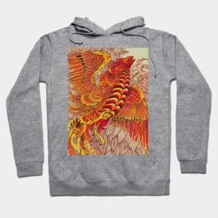 Black Fire Phoenix Hoodie